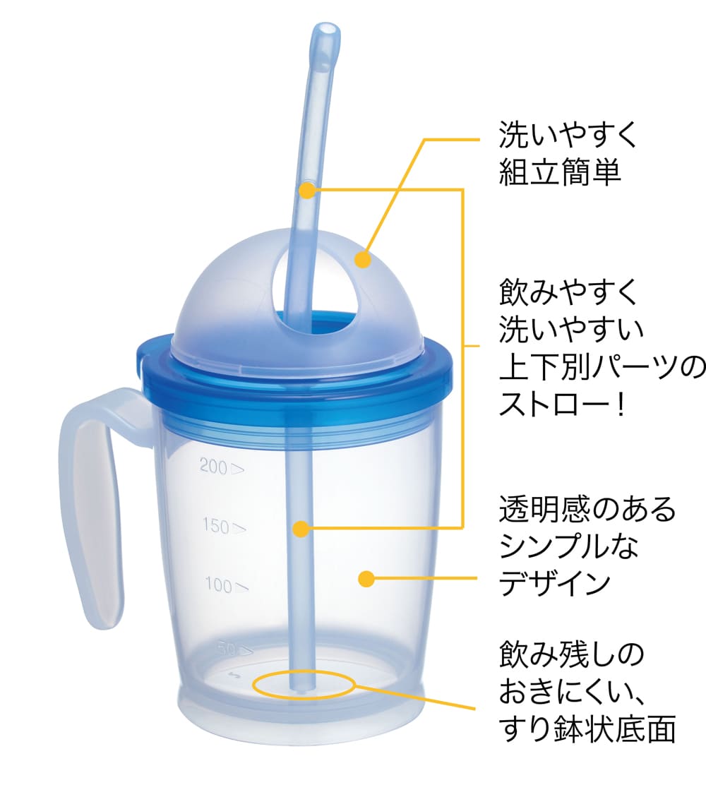 ピジョンタヒラ ストロー付カップ 替えストロー 3セット入り  836246