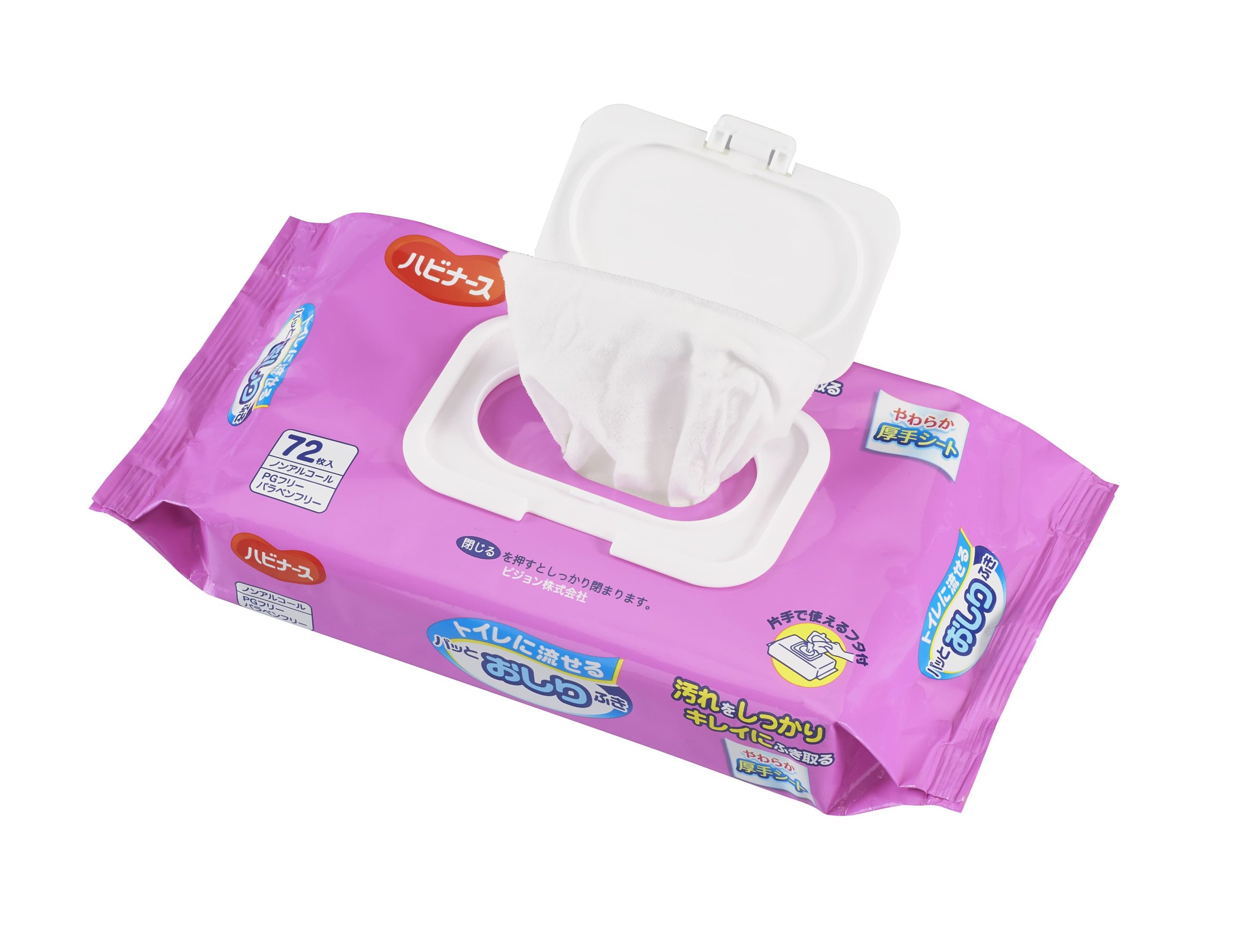 トイレに流せるパッとおしりふき - 介護用品のピジョンタヒラ トイレに流せるパッとおしりふき - 介護用品のピジョンタヒラ