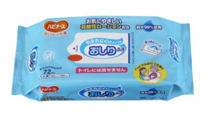 やぶれにくいタイプのおしりふき