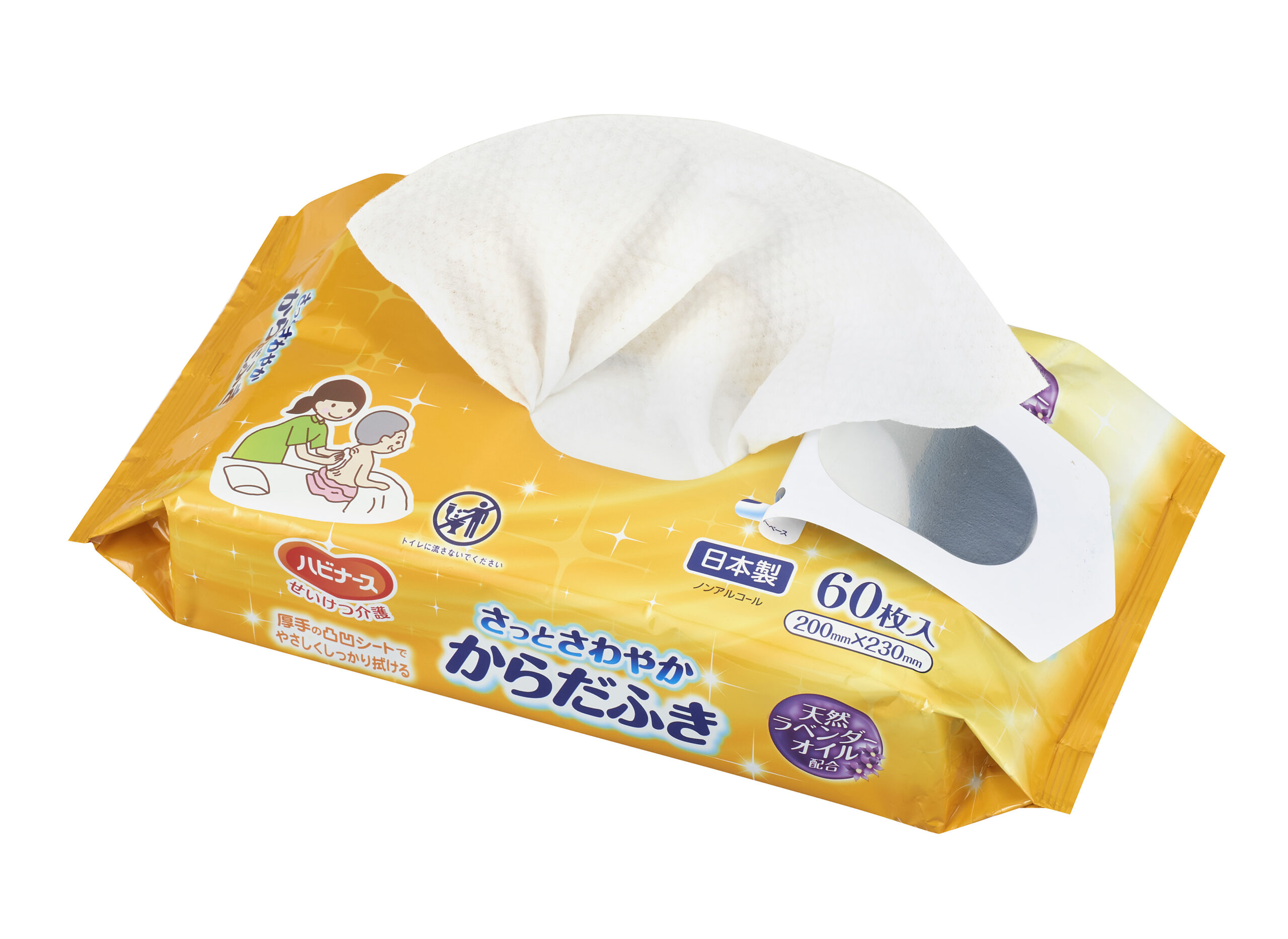 さっとさわやかからだふき - 介護用品のピジョンタヒラ