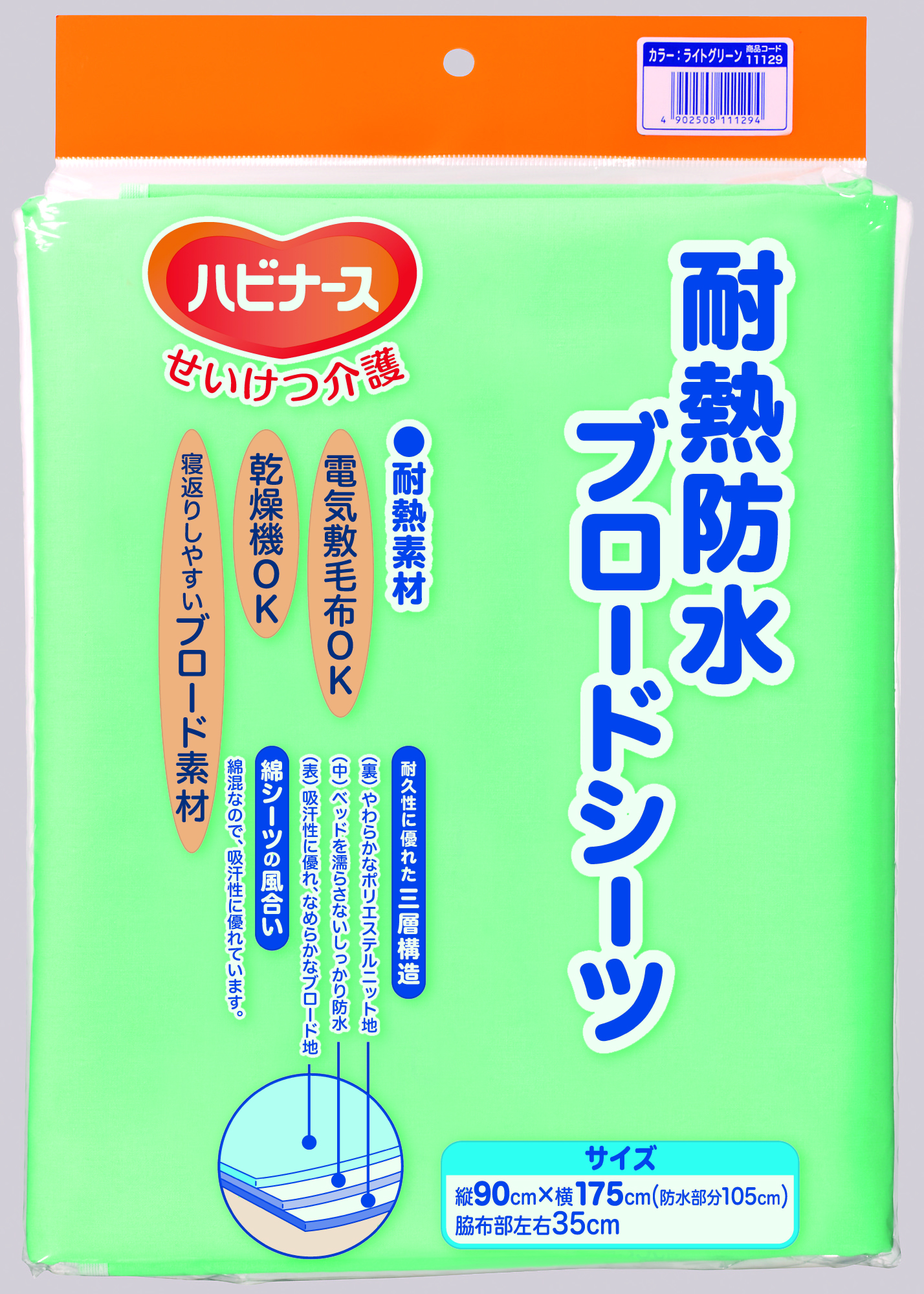 耐熱防水ブロードシーツ