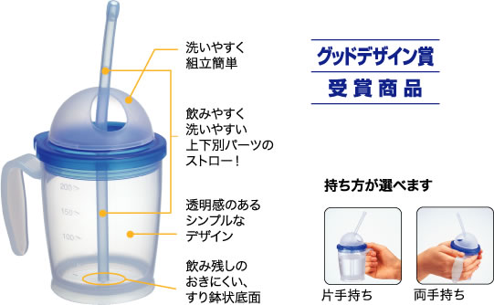 特長　ストロー付カップ