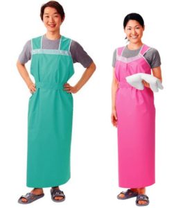 介助用エプロン　大人用　お風呂での介助