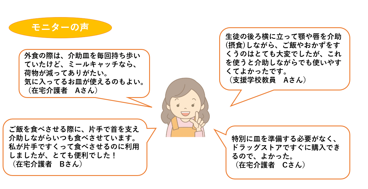 ミールキャッチ　食事補助具　口コミ