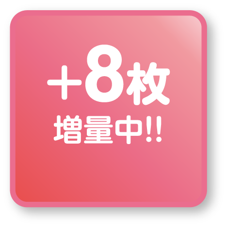 +8枚増量中