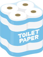 イラスト：トイレットペーパー